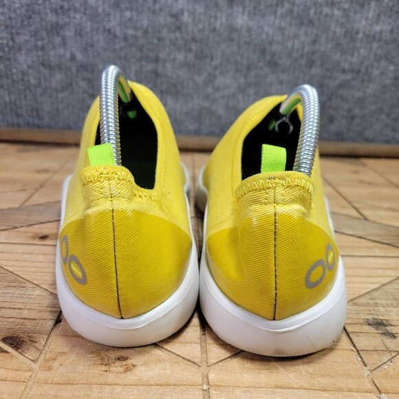 OOFOS Oomg Eezee Women's 9 Low Comfort Shoes Yellow Recovery Slip On Sneakers - Picture 7 of 12